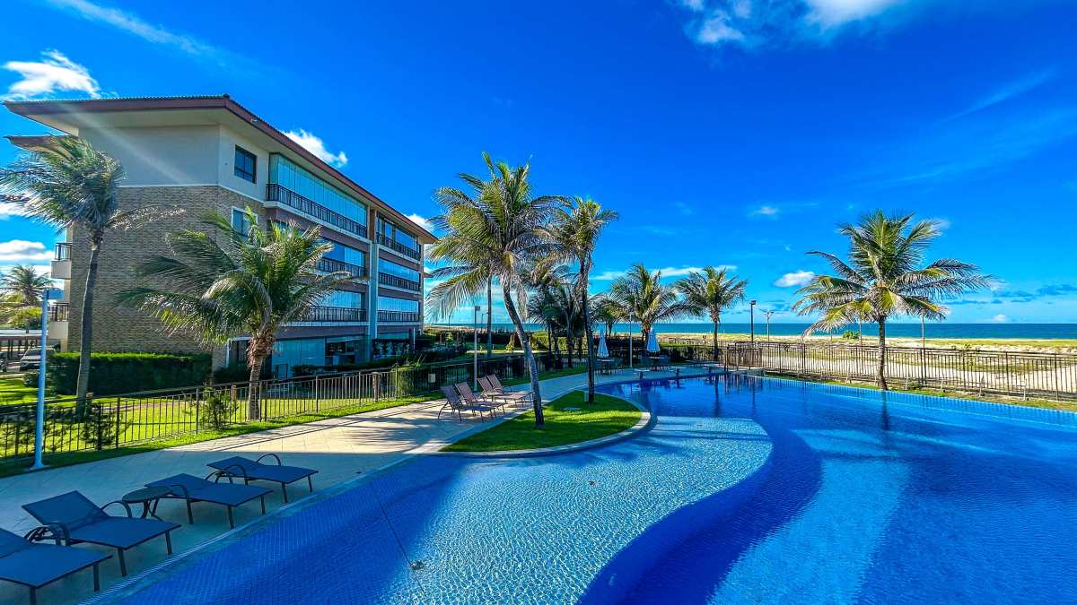 Apartamento à Venda no Mandara Kauai | Pé na Areia | Porto das Dunas, Aquiraz/CE - Rodolfo Rodrigues Imóveis